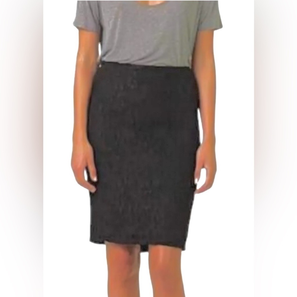Aritzia Babaton Jasper Black Lace Pencil Skirt 6